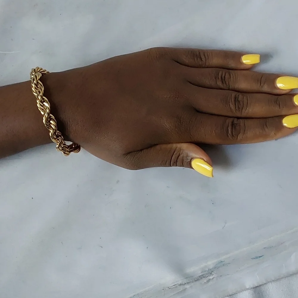 NAPIER‎ PAT 4.774.749 CODED GOLD UNISEX BRACELET